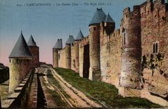 CPA Cite De Carcassonne Les Hautes Lices 
