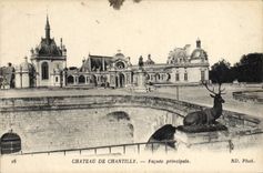 CPA Chateau De Chantilly Facade Principale