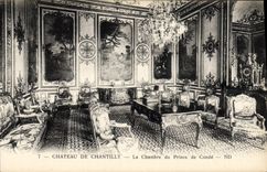 CPA Chateau De Chantilly La Chambre Du Prince De Conde