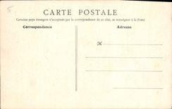 Castillo de la POSTAL de la VENDIMIA de Chantilly ido del parque