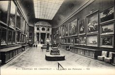 CPA Chateau De Chantilly La Galerie Des Peintures