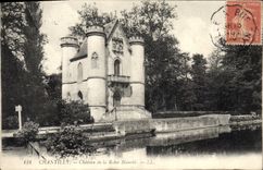 CPA Chantilly Chateau De La Reine Blanche