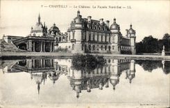 CPA Chantilly Le Chateau La Facade Nord Est