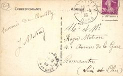 CPA Chantilly Le Chateau Cote Sud