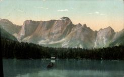 VINTAGE POSTCARD Unterer Weissenfelser See