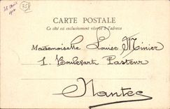 Puente de Chaumont Sespendu de los Hillocks de París de la POSTAL de la VENDIMIA