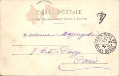 CPA Paris Buttes Chaumont Le Pont Suspendu