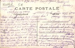 CPA Paris Panorama Vers Le Champ De Mars pris de l'Arc de Triomphe de l'Etoile Tour Eiffel