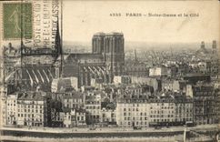CPA Paris Notre Dame Et La Cite