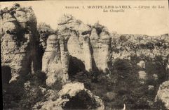 CPA Aveyron Montpellier Le Vieux Cirque Du Lac La Chapelle
