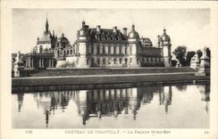 CPA Chateau De Chantilly La Facade Nord Est