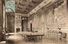 Castillo de la POSTAL de la VENDIMIA de Chantilly la galería de Gerfs