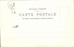 Castillo de la POSTAL de la VENDIMIA del sitio de Compiegne de ser dormido de príncipe Imperial