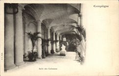 CPA Compiegne Salle Des Colonnes