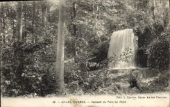 CPA Ax Les Thermes Cascade Du Parc Du Telch