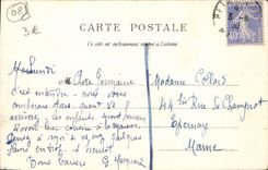 VINTAGE POSTCARD Rethel Gate De I' Eglise Saint Nicolas