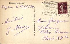 VINTAGE POSTCARD Bayeux Tapestry of the Mathilde queen the continuation of Guy seizing himself of Harold