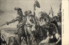 Castillo de la POSTAL de la VENDIMIA del frente de Pau Enrique IV París