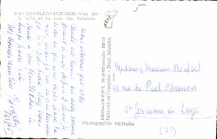 MODERN CARD Beaulieu On Sea Seen On the City And Bay Of the Ants