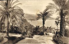 CPA Menton Echappee Sur La Mer Vers Roquebrune