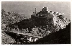 POSTAL Eze de la VENDIMIA la aldea vieja y la cornisa media