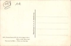 CPA Peira Cava Vue sur la mer