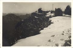 VINTAGE POSTCARD Peira Undermined the table of orientation