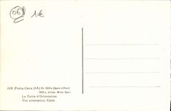 CPA Peira Cava la table d'orientation