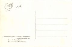 VINTAGE POSTCARD Peira Undermined Summit of Rocca Seira