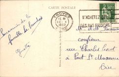 VINTAGE POSTCARD Troyes the Canal And Prefecture