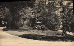 VINTAGE POSTCARD Troyes Public gardens And Walks the Garden of Chevreuse