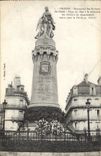VINTAGE POSTCARD Troyes Monument Of the Children of the Paddle