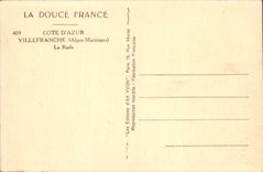 CPA Villefranche La Rade Bateaux