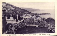 VINTAGE POSTCARD La Turbie the Round Not seen On Italy