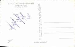 CPM Villefranche Sur Mer Et Le Cap De Nice