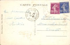 VINTAGE POSTCARD Environs De Peira Undermined Road De Turini And the Drill