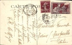 VINTAGE POSTCARD Nice Seen On the Garden Albert 1st And the Boron Mount