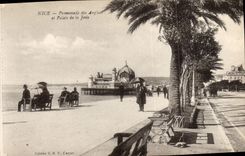 CPA Nice Promenede Des Anglais Et Palais De la Jetee