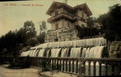 VINTAGE POSTCARD Nice Cascades De Gairaut