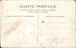 POSTAL de la VENDIMIA Niza el puerto vista del castillo