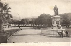 VINTAGE POSTCARD Nice the Gardens And Rules Massena