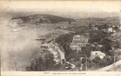 CPA Nice Vue Generale Du Mont Boron