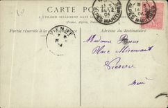 VINTAGE POSTCARD Panorama Of Nice Seen On the Public garden