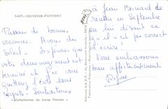 MODERN CARD To remember De Antibes