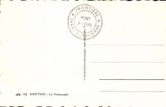 CPM Menton La Promenade