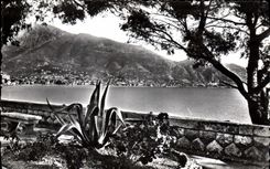 CPM Menton Vue Generale Prise De La Sortie du tunnel du Cap Martin