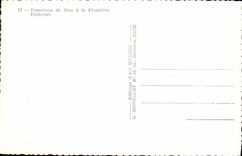 POSTAL MODERNA panorama de Niza en la frontera italiana