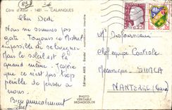 VINTAGE POSTCARD Dimension Of Azure Creeks