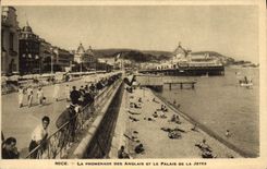 CPA Nice La Promenade Des Anglais Et Le Palais De La Jetee