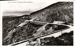 CPA Grande Cornieche De Nice A Menton